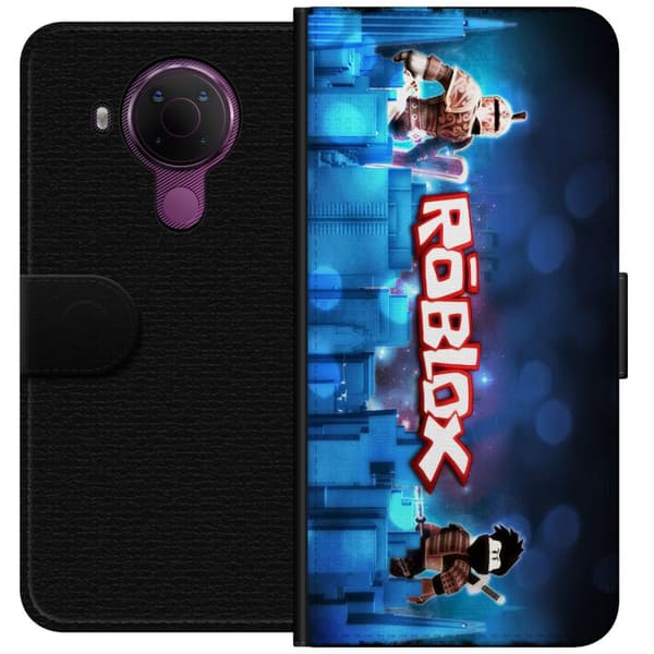 Kompatibel Tegnebogsetui til Nokia 5.4 Roblox