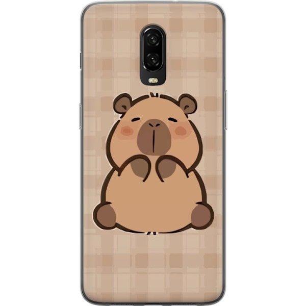 OnePlus 6T Genomskinligt Skal Mobilskal kawaii capybara flera figurer japansk stil