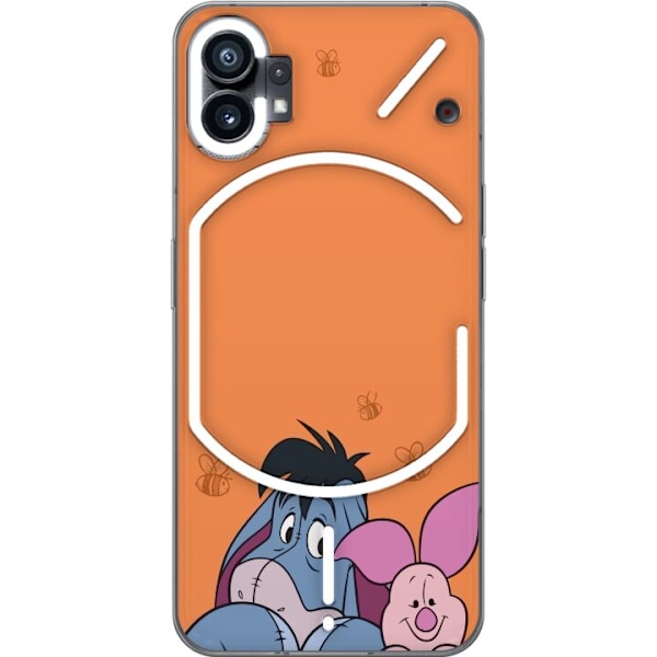 Nothing Phone (1) Genomskinligt Skal Ior och Nasse, Nalle Puh