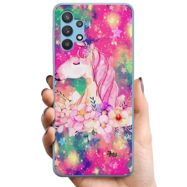 Samsung Galaxy A32 5G TPU Mobilskal Unicorn Enhörning