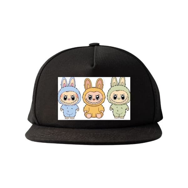 Snapback-lippalakki musta one size