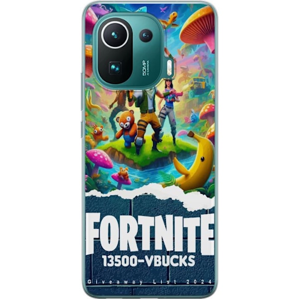 Xiaomi Mi 11 Pro Genomskinligt Skal Fortnite