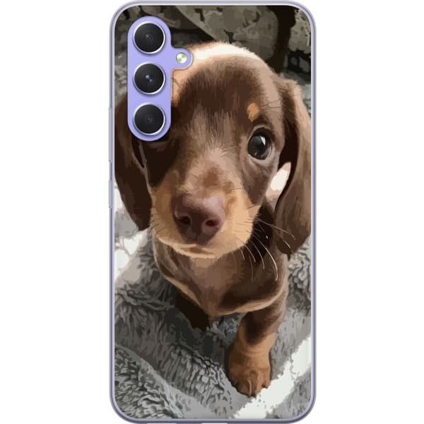 Kompatibelt Mobildeksel til Samsung Galaxy A54 Søt Hund