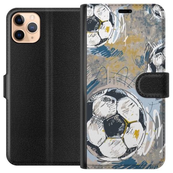 Apple iPhone 11 Pro Max Plånboksfodral Fotboll