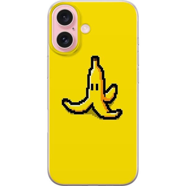 Kompatibelt Mobilskal till Apple iPhone 16 Spin out Mario