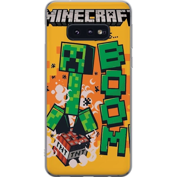 Samsung Galaxy S10e Gennemsigtig cover Minecraft Boom