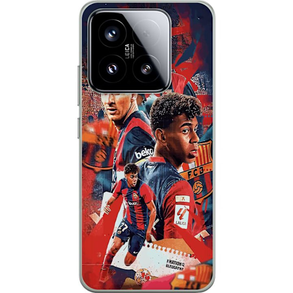 Xiaomi 15 Genomskinligt Skal Yamal Lamine x Messi