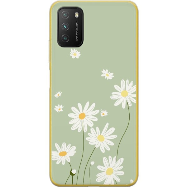 Xiaomi Poco M3  Genomskinligt Skal Prästkragar – blommigt mönster i svensk sommarstil