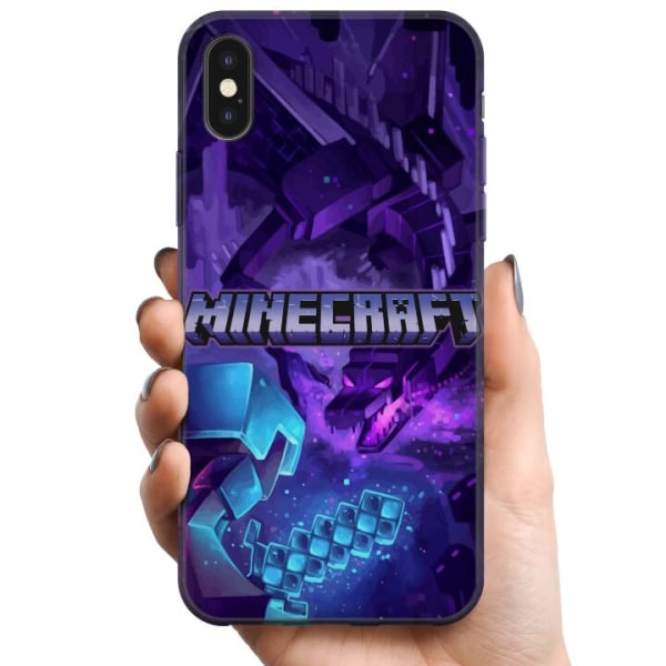 Apple iPhone X TPU Mobilcover Minecraft