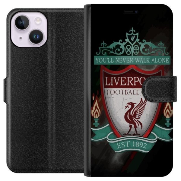 Apple iPhone 14 Tegnebogsetui Liverpool L.F.C.