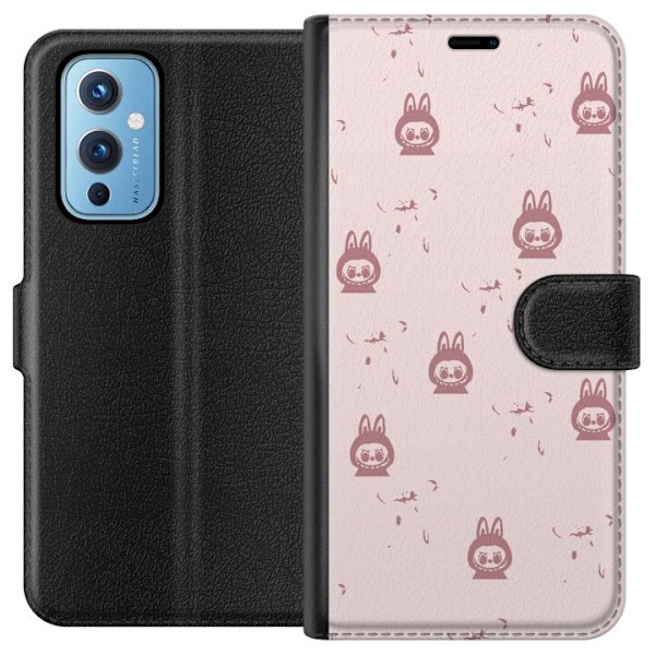 OnePlus 9 Lompakkokotelo Labubu Neon Pop - Neonvärinen pop ar