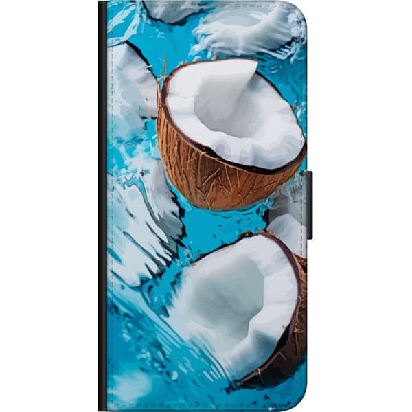 Kompatibel Tegnebogsetui til Samsung Galaxy A03s Kokosnødder Pool Sommer Hav Strand