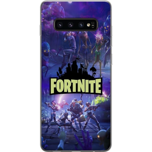 Samsung Galaxy S10 Gennemsigtig cover Fortnite