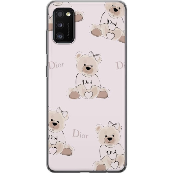 Samsung Galaxy A41 Läpinäkyvä kuori Teddy Dior Vibes - ylel