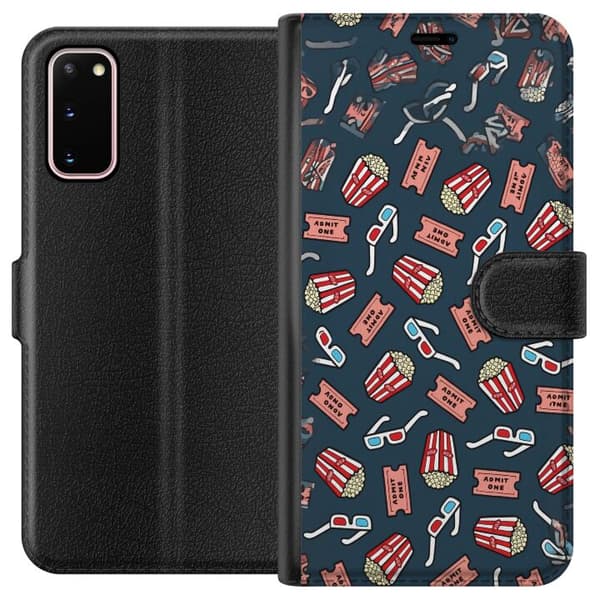 Kompatibel Tegnebogsetui til Samsung Galaxy S20 Biokväll blå