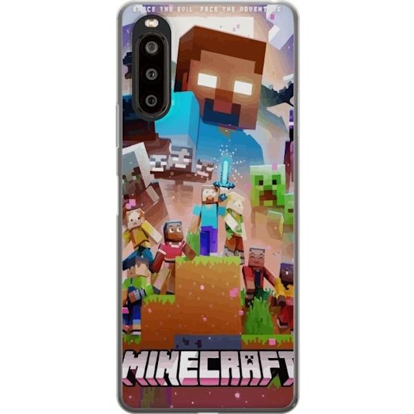 Sony Xperia 10 II Gennemsigtig cover Minecraft