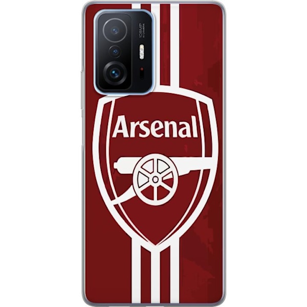 Xiaomi 11T Läpinäkyvä kuori Arsenal