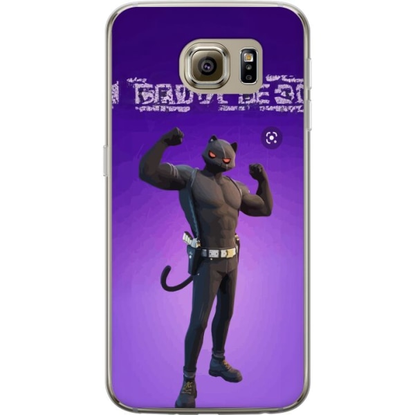 Samsung Galaxy S6 Gennemsigtig cover Fortnite - Meowscles
