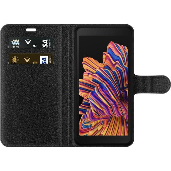 Kompatibel Tegnebogsetui til Samsung Galaxy Xcover 5 KATSEYE sort
