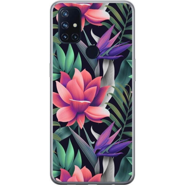 OnePlus Nord N10 5G Cover / Mobilcover - Blomster