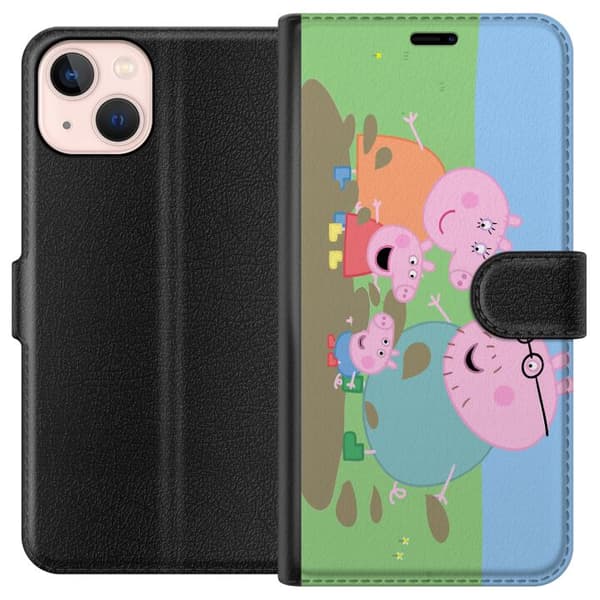 Kompatibelt Plånboksfodral till Apple iPhone 13 mini Greta Gris