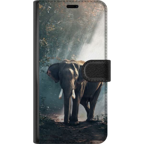 Kompatibelt Plånboksfodral till Samsung Galaxy A20e Elefant