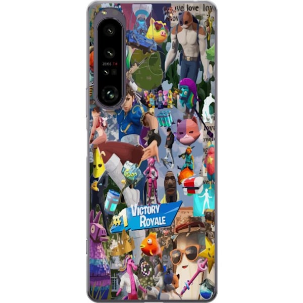 Sony Xperia 1 IV Gjennomsiktig deksel Fortnite