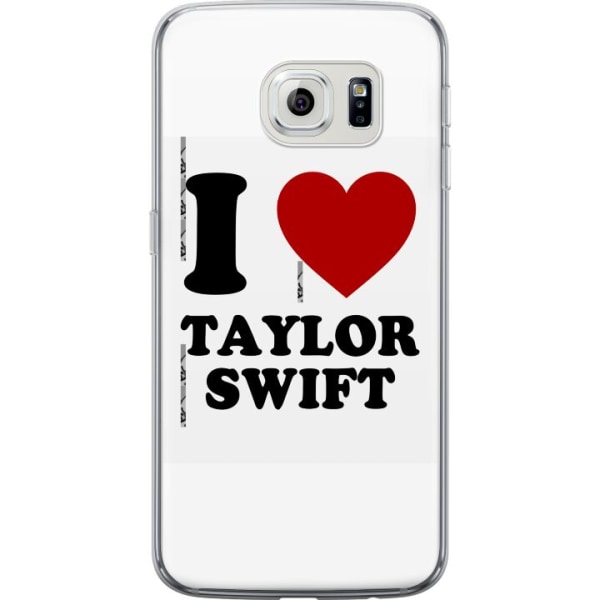 Samsung Galaxy S6 edge Läpinäkyvä kuori Taylor Swift