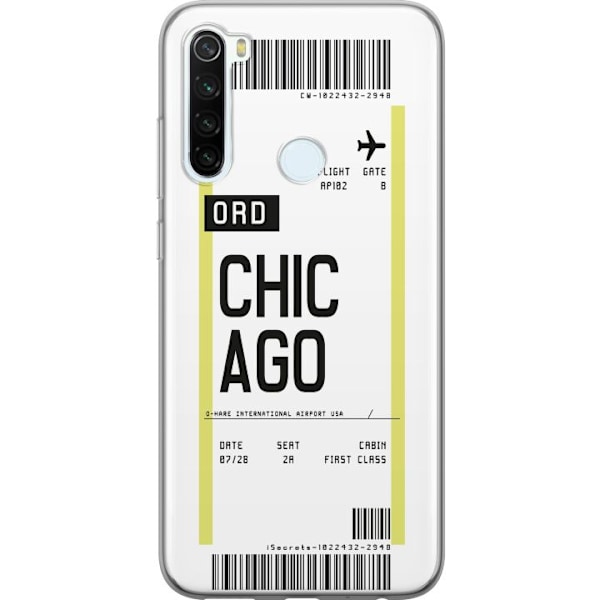 Xiaomi Redmi Note 8 Gennemsigtig cover Chicago