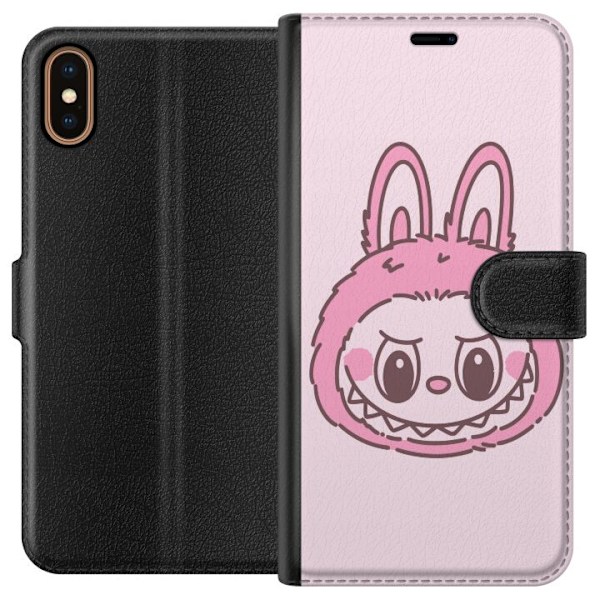 Apple iPhone XS Lompakkokotelo Labubu Eläinradan Bunny-versio