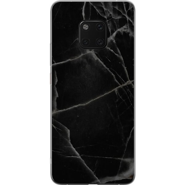 Huawei Mate 20 Pro Gjennomsiktig deksel Svart marmor