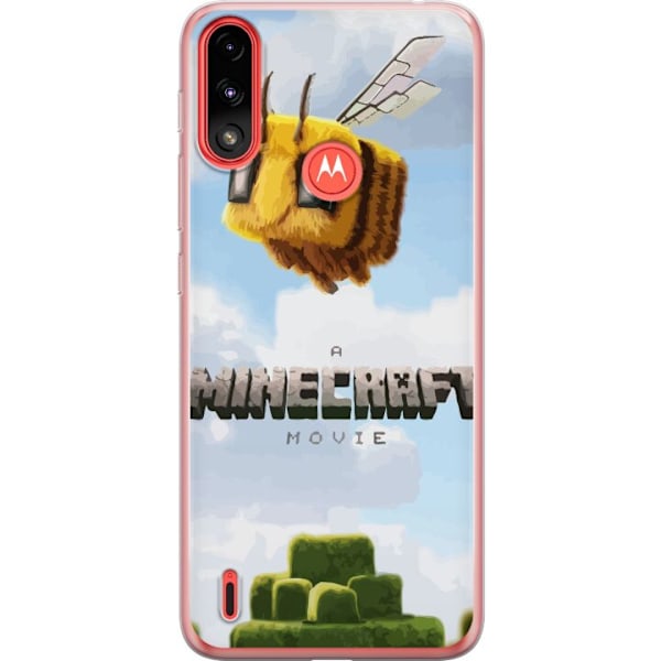Motorola Moto E7 Power Gennemsigtig cover A Minecraft Movie