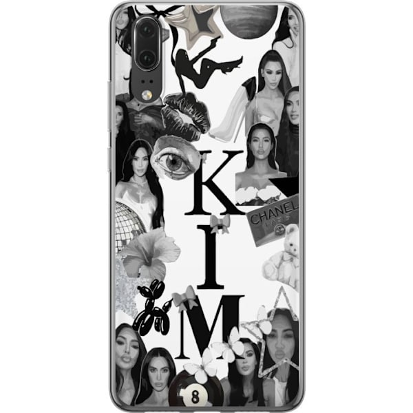Huawei P20 Läpinäkyvä kuori Kim Kardashian – Aesthetic Lo