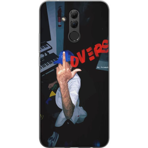 Huawei Mate 20 lite Genomskinligt Skal Lovers Mystical Romance Kärlek Mystik Design Romantiskt Motiv Populärt Grafiskt Mönster Fashion Stil