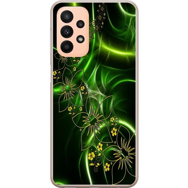 Kompatibelt Mobildeksel til Samsung Galaxy A23 Blomster