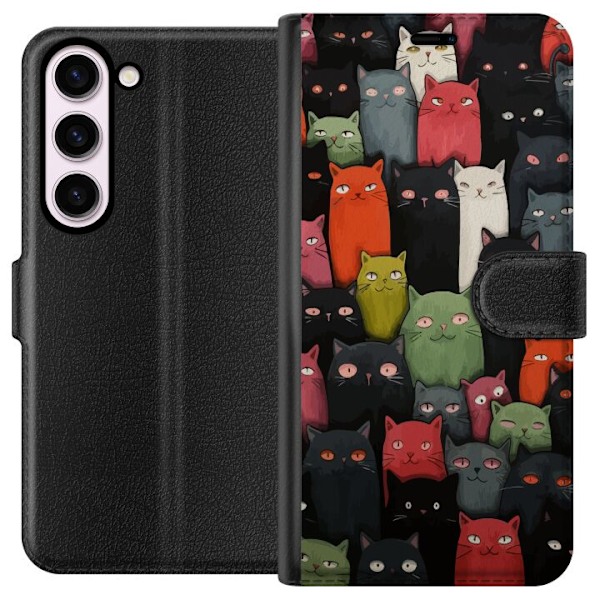 Samsung Galaxy S23 Plånboksfodral Katter