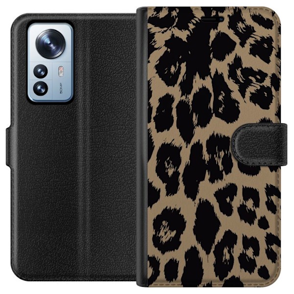 Xiaomi 12 Pro Lompakkokotelo Leopard