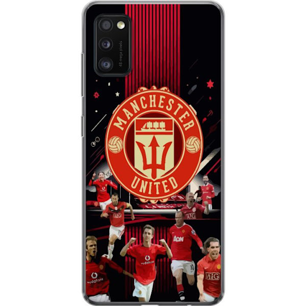 Samsung Galaxy A41 Gennemsigtig cover Manchester United F.C.