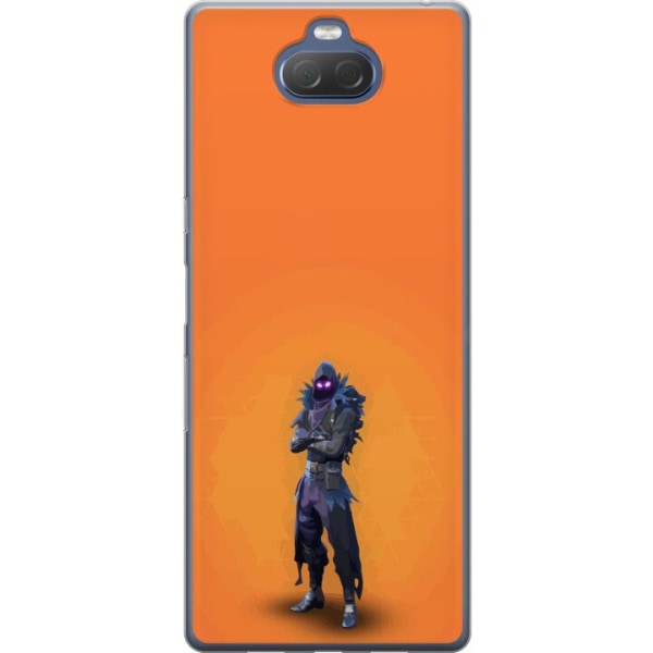 Sony Xperia 10 Plus Gennemsigtig cover Fortnite - Raven
