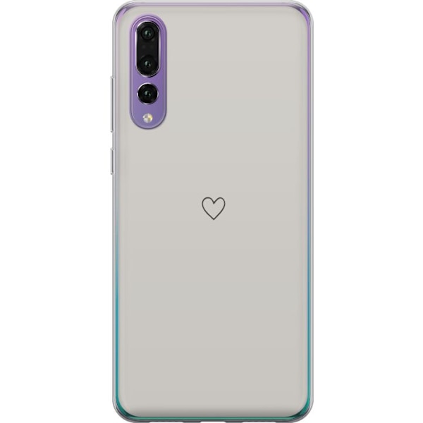 Huawei P20 Pro Läpinäkyvä kuori Pieni Sydän