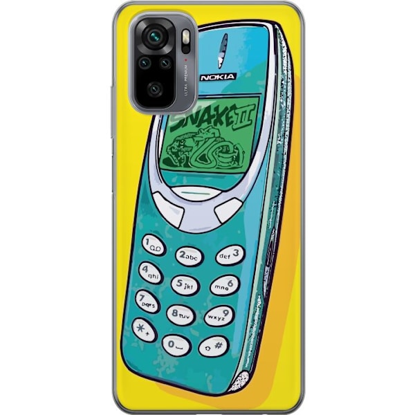 Xiaomi Redmi Note 10S Gennemsigtig cover Nokia 3310, Snake 2,