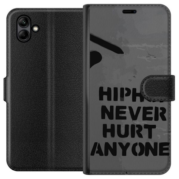 Samsung Galaxy A05 Lompakkokotelo Hip Hop Ei Koskaan Satuta Ketään Lainaus Streetwear Musiikki Elämäntapa Graafinen Teksti Motiivi Suosittu Kulttu