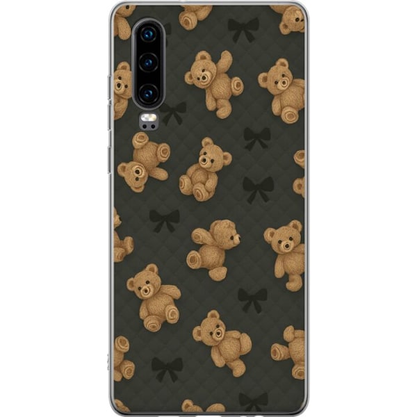 Huawei P30 Läpinäkyvä kuori Teddy Halauksia
