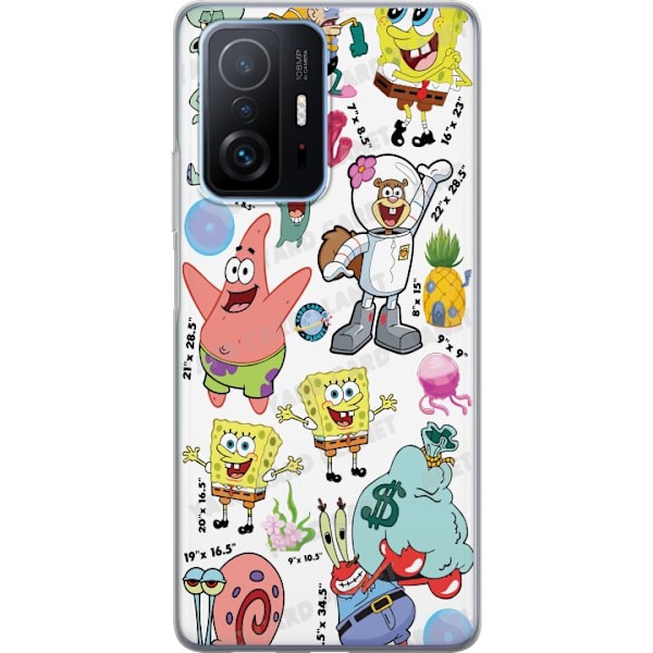 Xiaomi 11T Genomskinligt Skal SpongeBob SquarePants