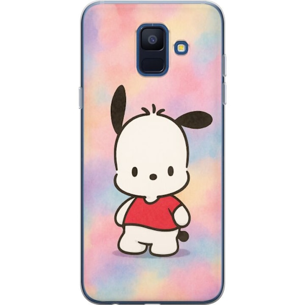 Samsung Galaxy A6 (2018) Genomskinligt Skal Kawaii Sanrio Poch
