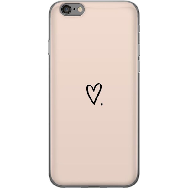 Apple iPhone 6 Gennemsigtig cover Hjerte