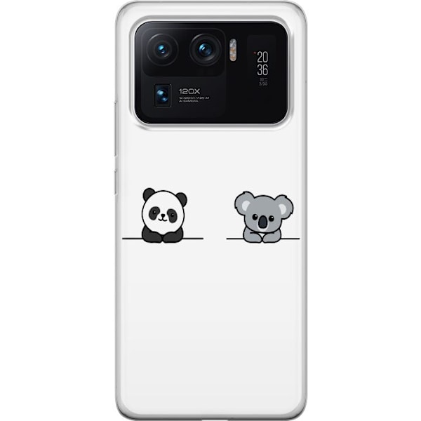 Xiaomi Mi 11 Ultra Gennemsigtig cover Panda Koala