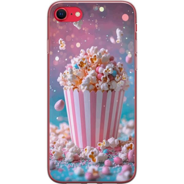 Kompatibelt Mobildeksel til Apple iPhone 7 Popcornbøtte retro bio snacks morsom figur