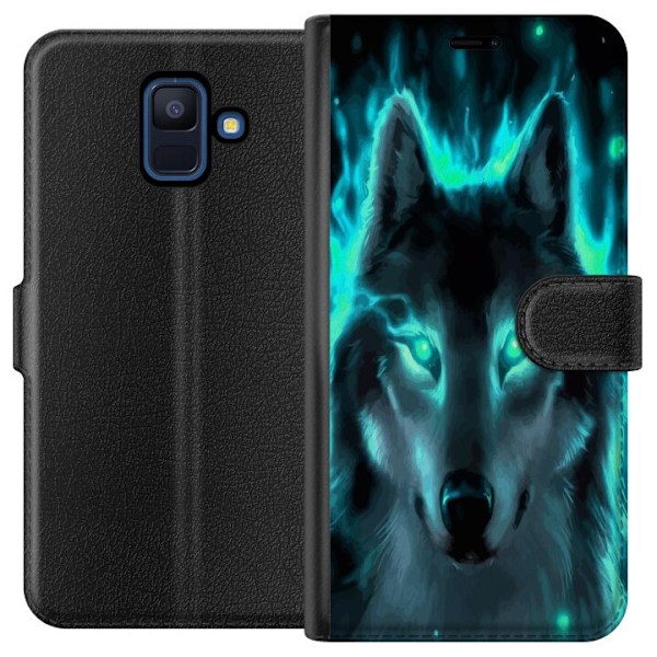 Samsung Galaxy A6 (2018) Tegnebogsetui Ulve