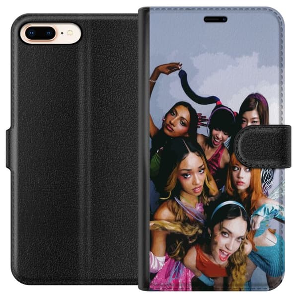 Kompatibelt Lommeboketui til Apple iPhone 7 Plus KATSEYE flerfarget